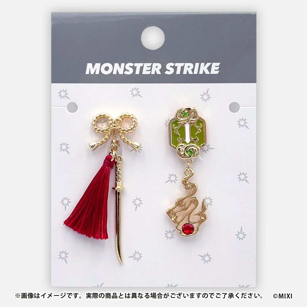モンスターストライク 鬼丸国綱モチーフ イヤリング