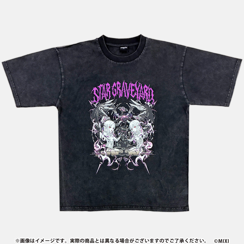 モンスターストライク SIGNATURE-ART Tee 星墓に匿れし白き憂愁 メラン&コリン