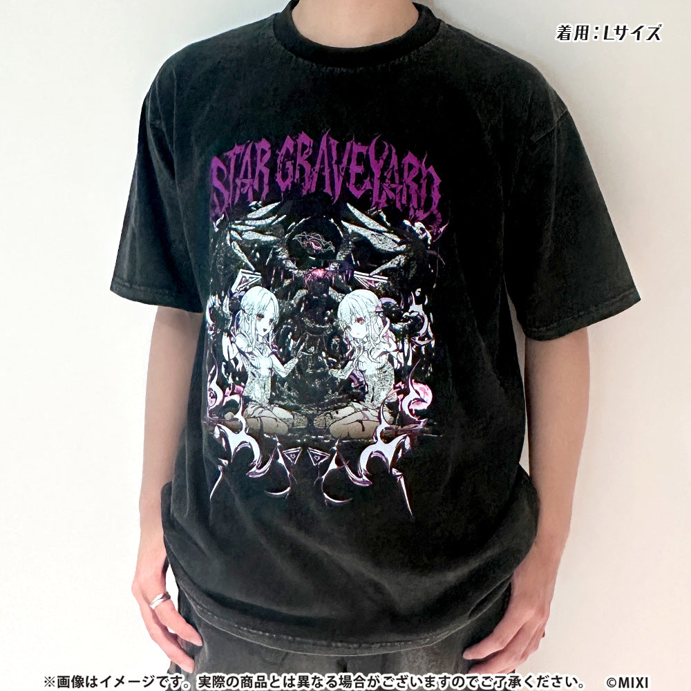 モンスターストライク SIGNATURE-ART Tee 星墓に匿れし白き憂愁 メラン&コリン