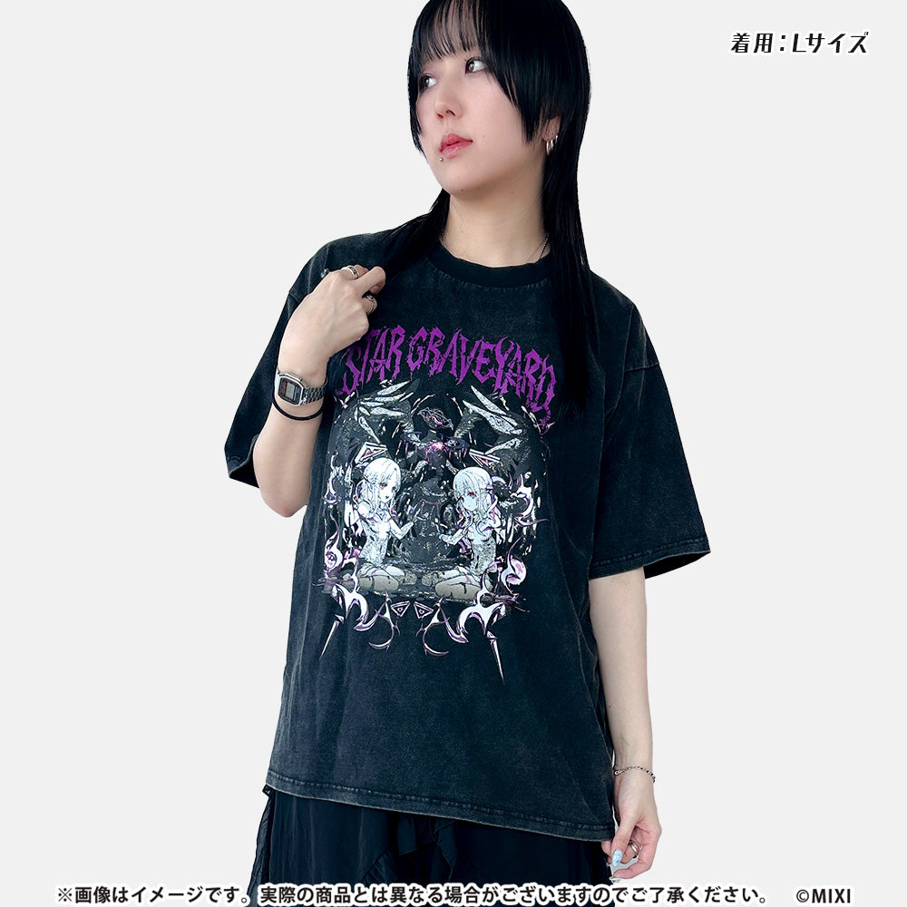 モンスターストライク SIGNATURE-ART Tee 星墓に匿れし白き憂愁 メラン&コリン