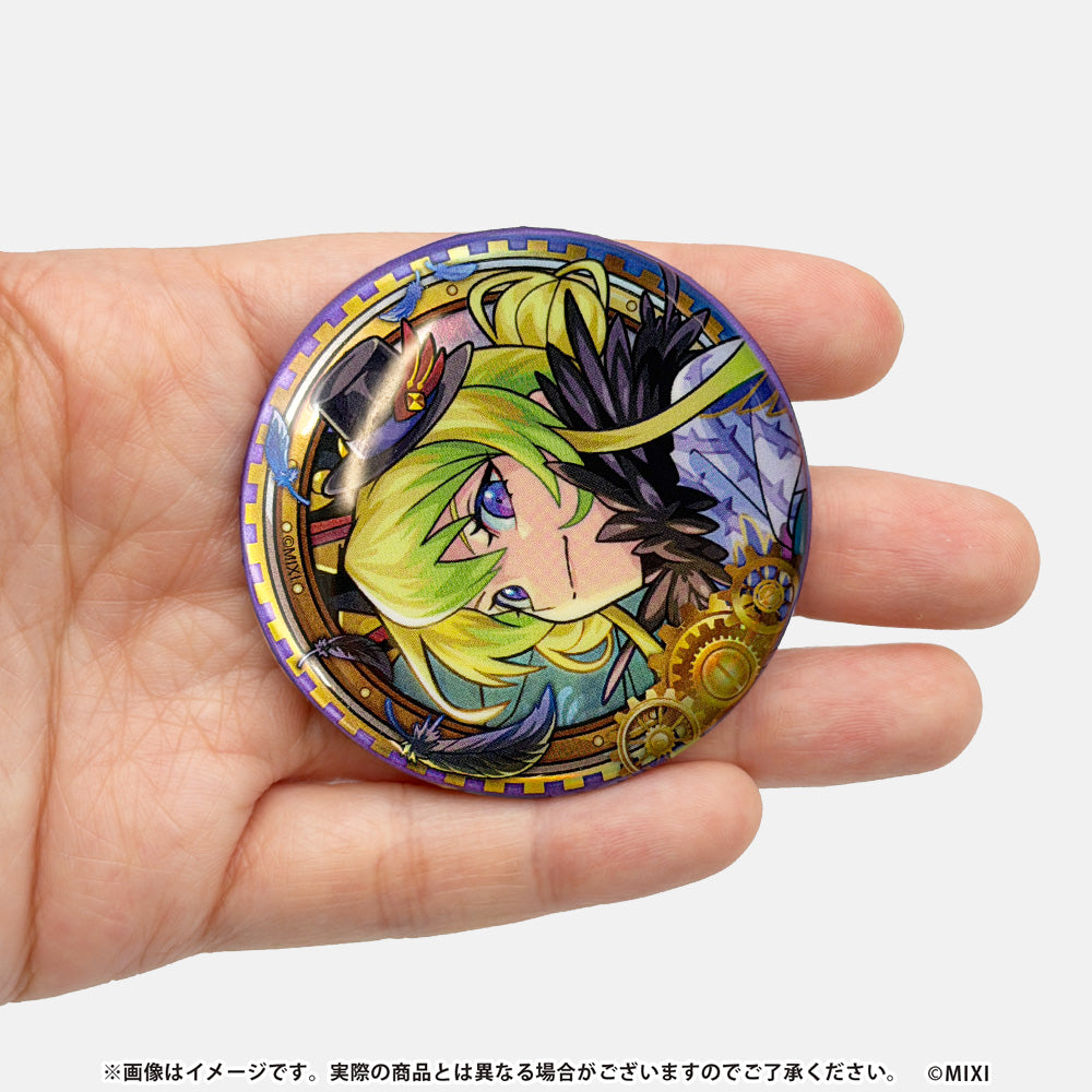 モンスターストライク 缶バッジ 新春怪盗アルセーヌ:シシマイモード
