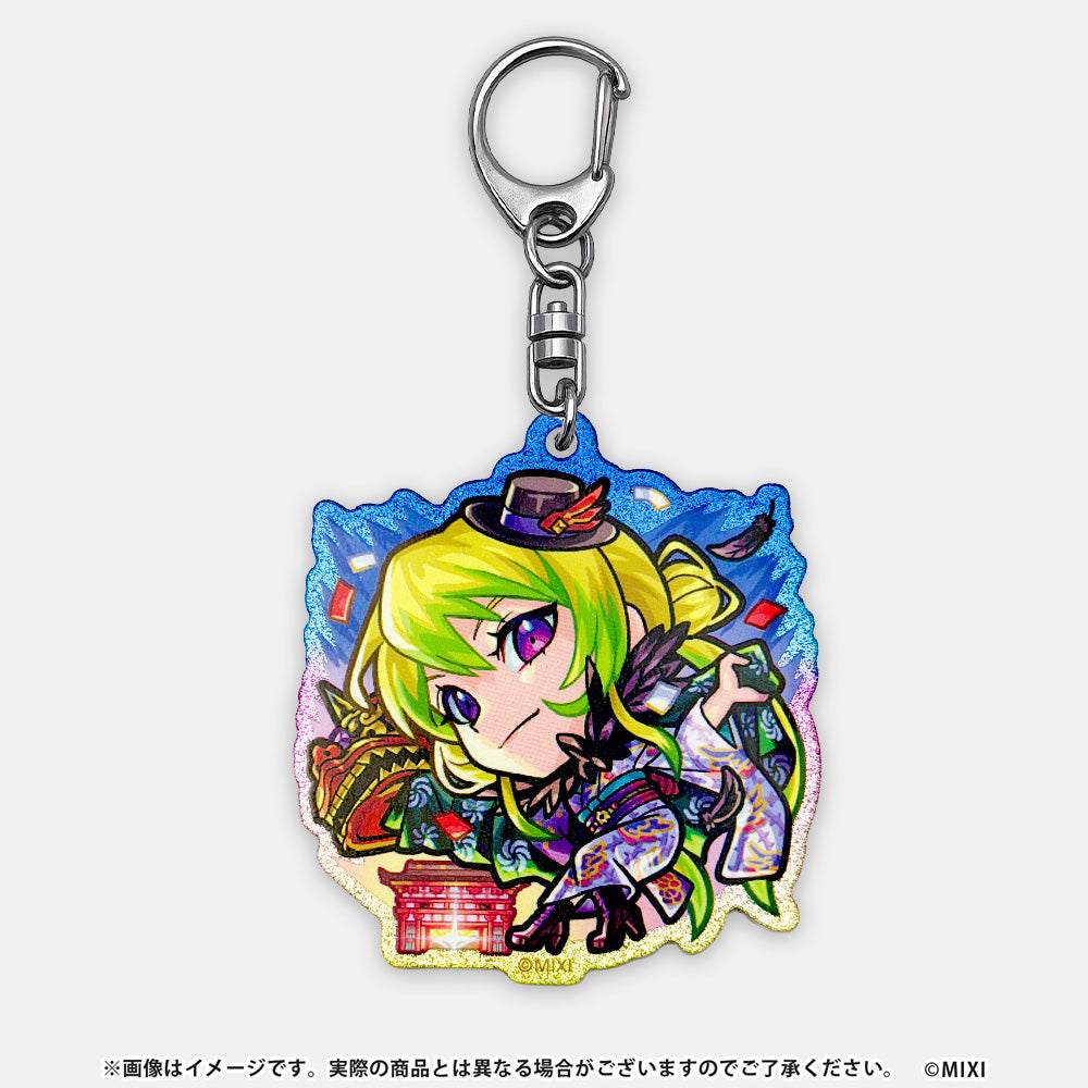 モンスターストライク メタリックアクリルキーホルダー 新春怪盗アルセーヌ:シシマイモード