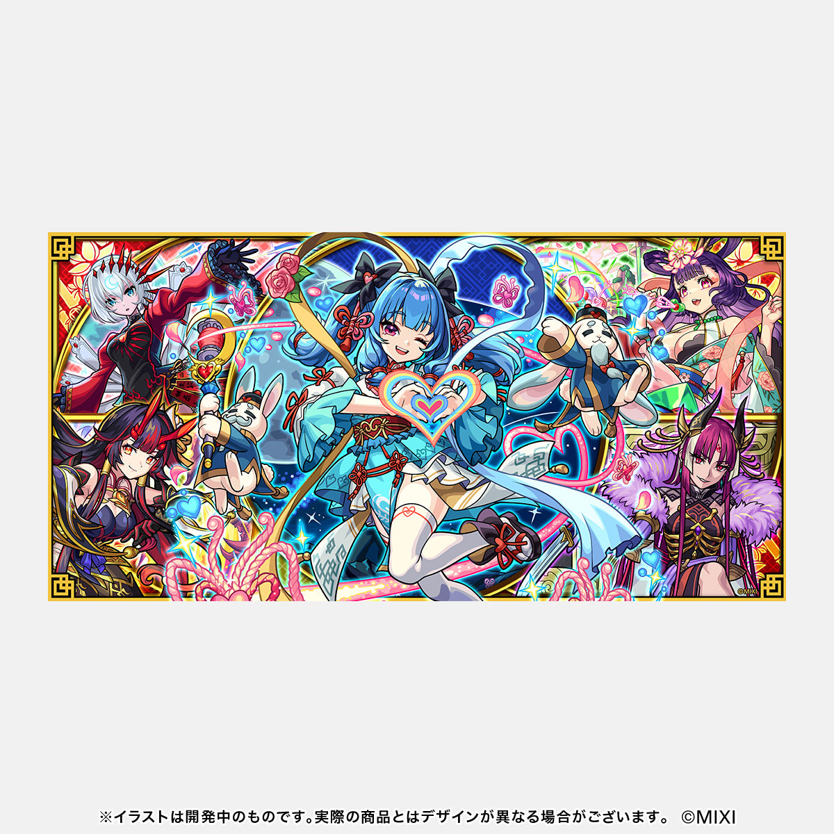 モンスターストライク デスクマット オリエンタルトラベラーズ