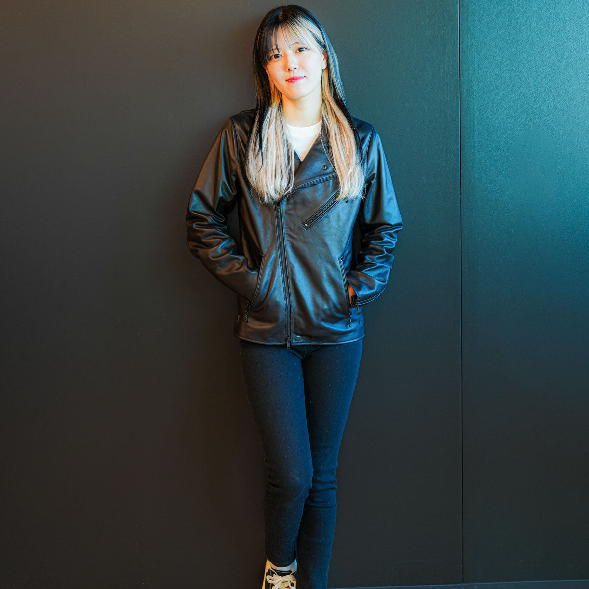 モンソニ!レザーライダースジャケット ルシファーモデル