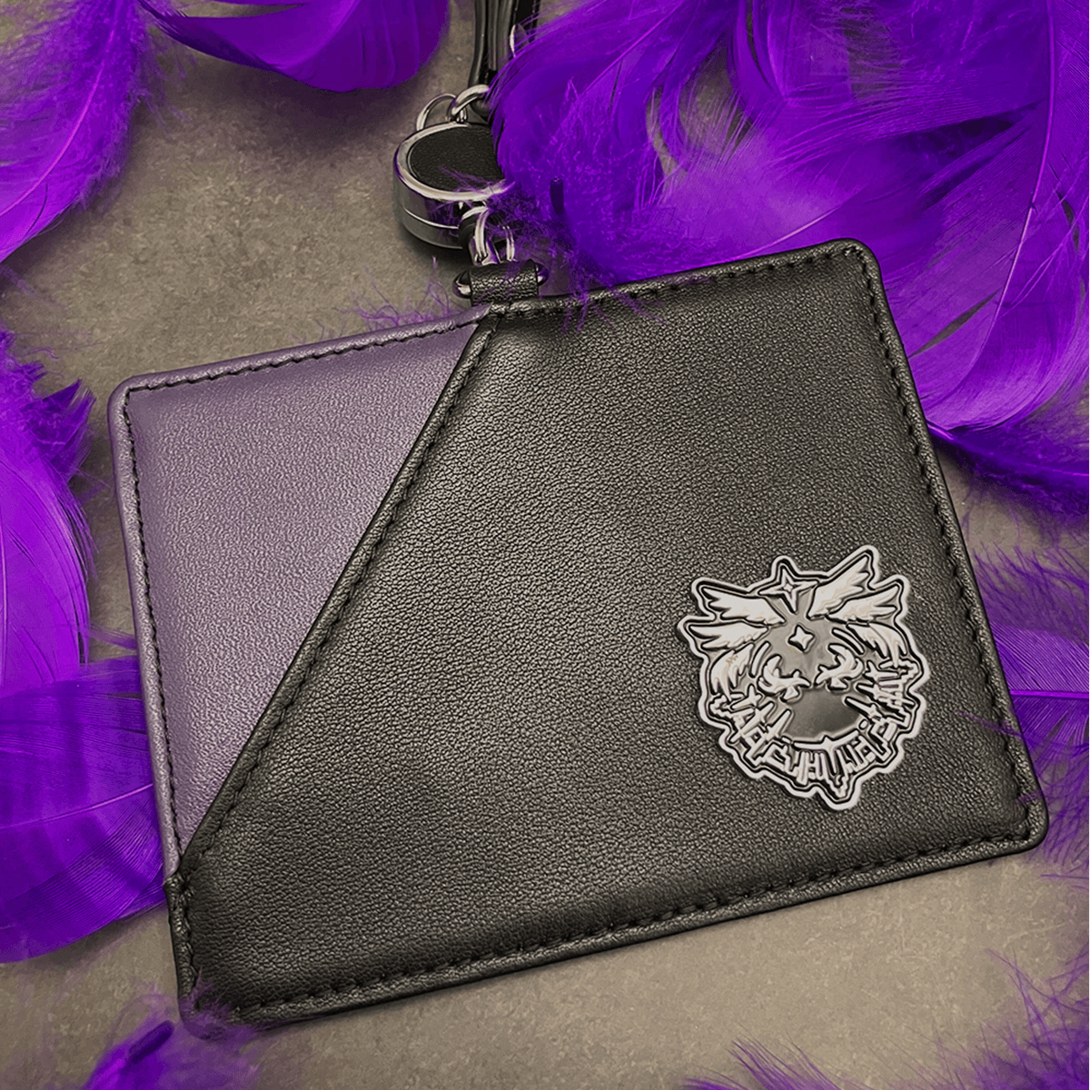 モンスターストライク 本革パスケース 新生・堕天の王 ルシファー