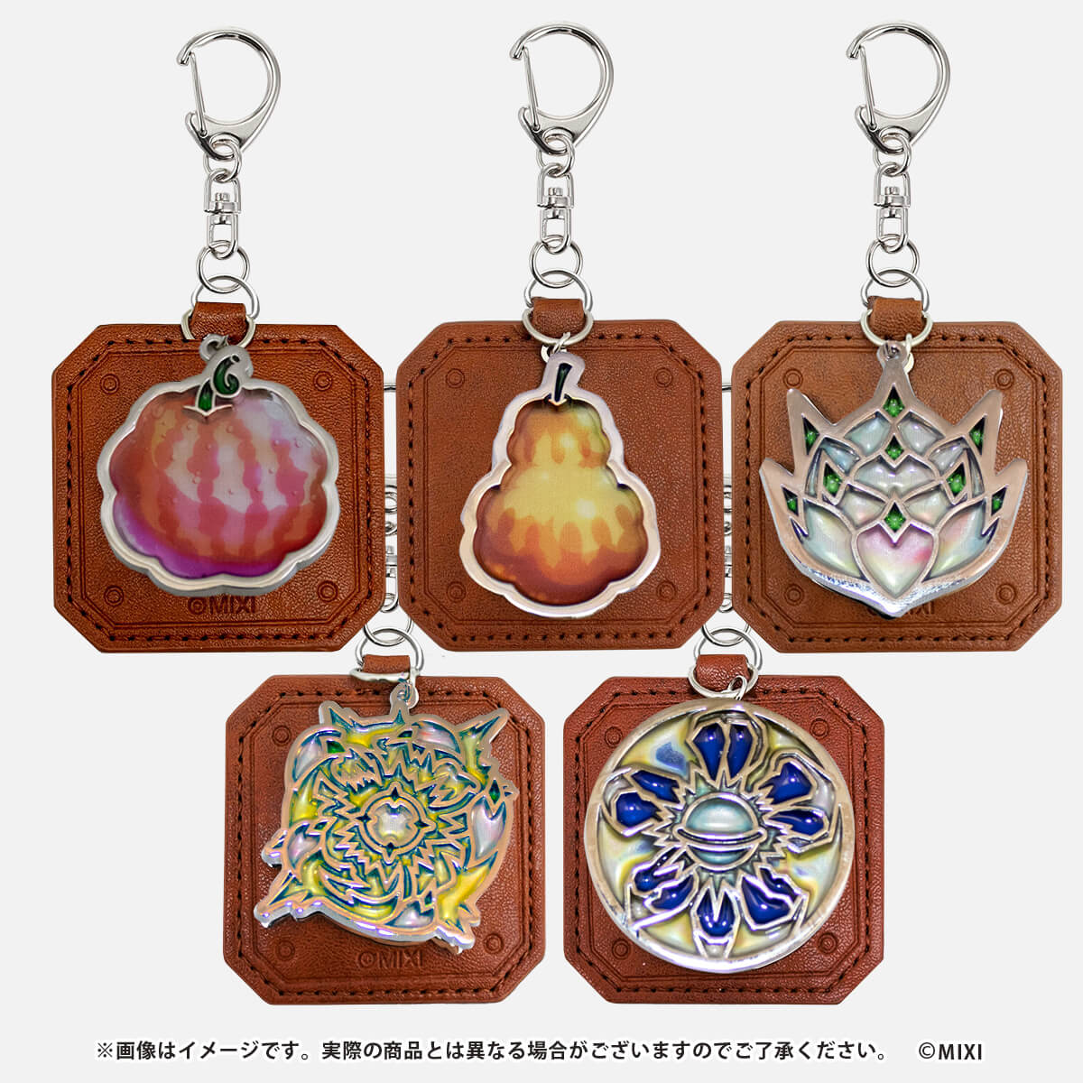 モンスターストライク コレクションステンドグラスキーホルダー わくわくの実