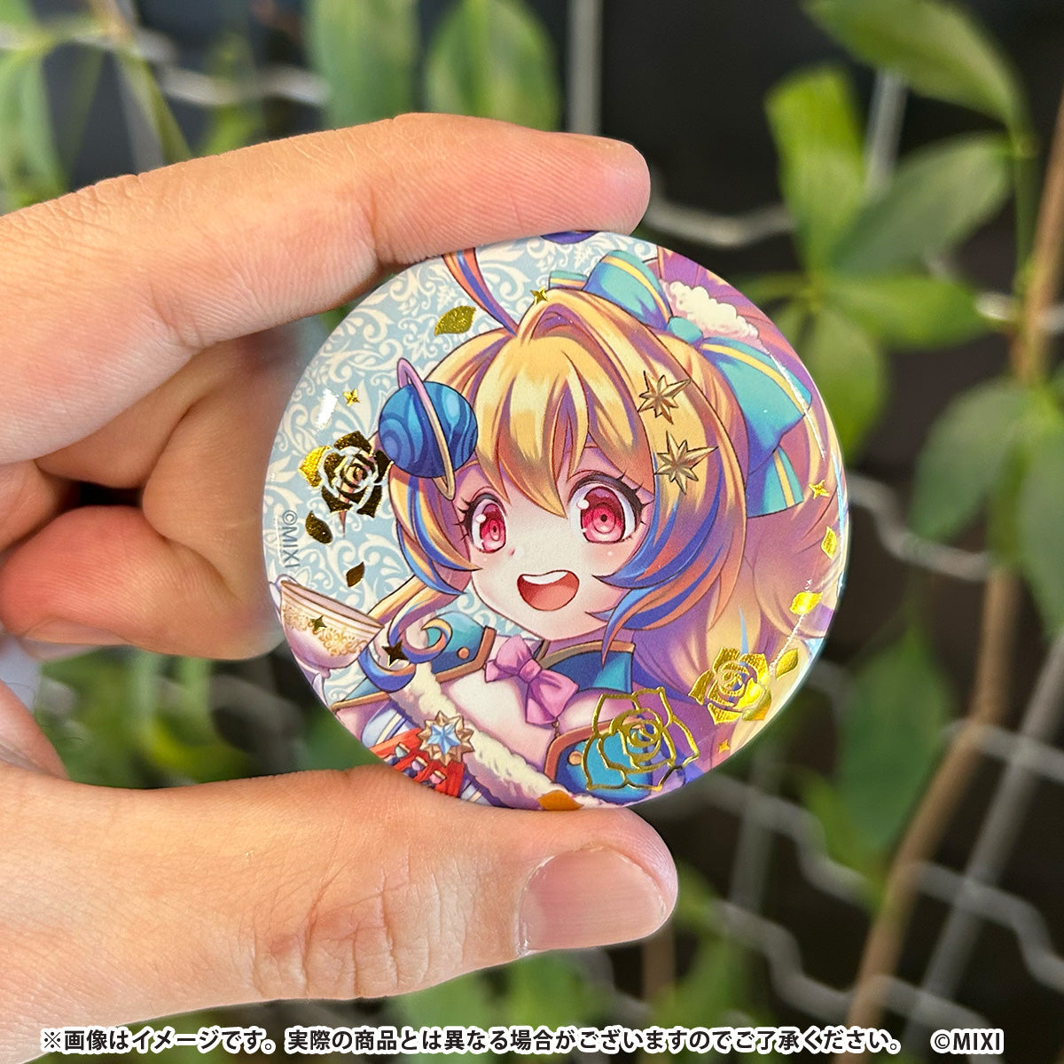 モンスターストライク 箔押し缶バッジ ノストラダムス spring ver.