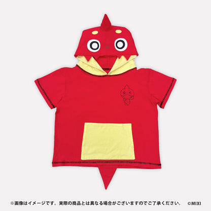 モンスターストライク 半袖キッズパーカー オラゴン