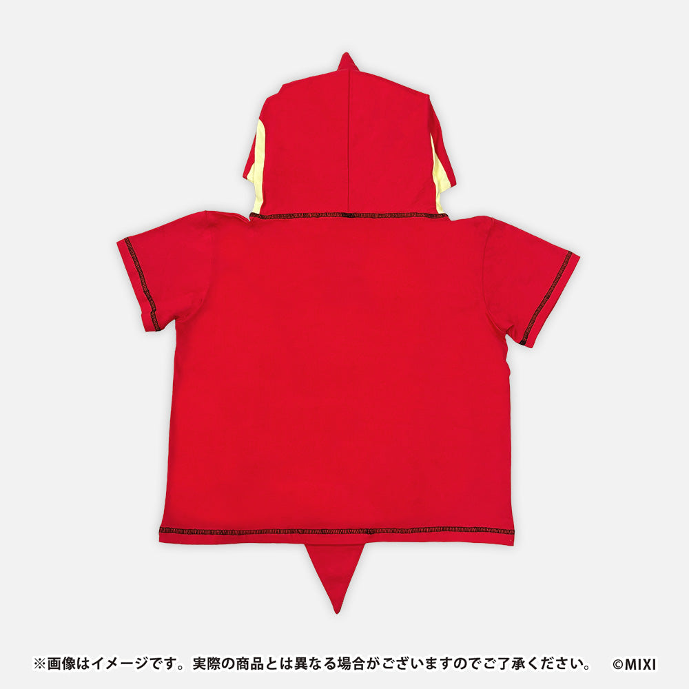 モンスターストライク 半袖キッズパーカー オラゴン