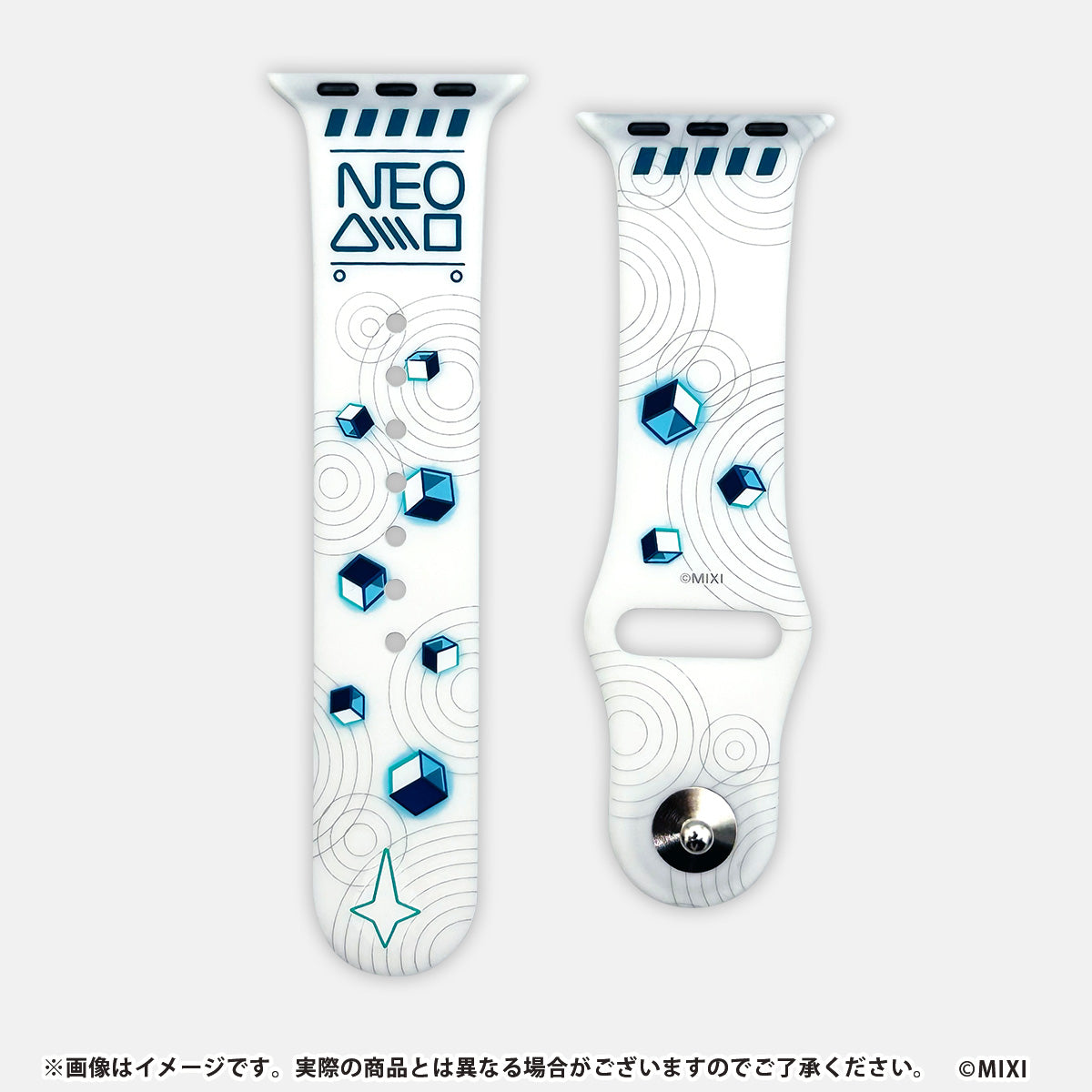 モンスターストライク Apple Watch 42 / 41 / 40 / 38mm 対応 シリコンバンド ネオ