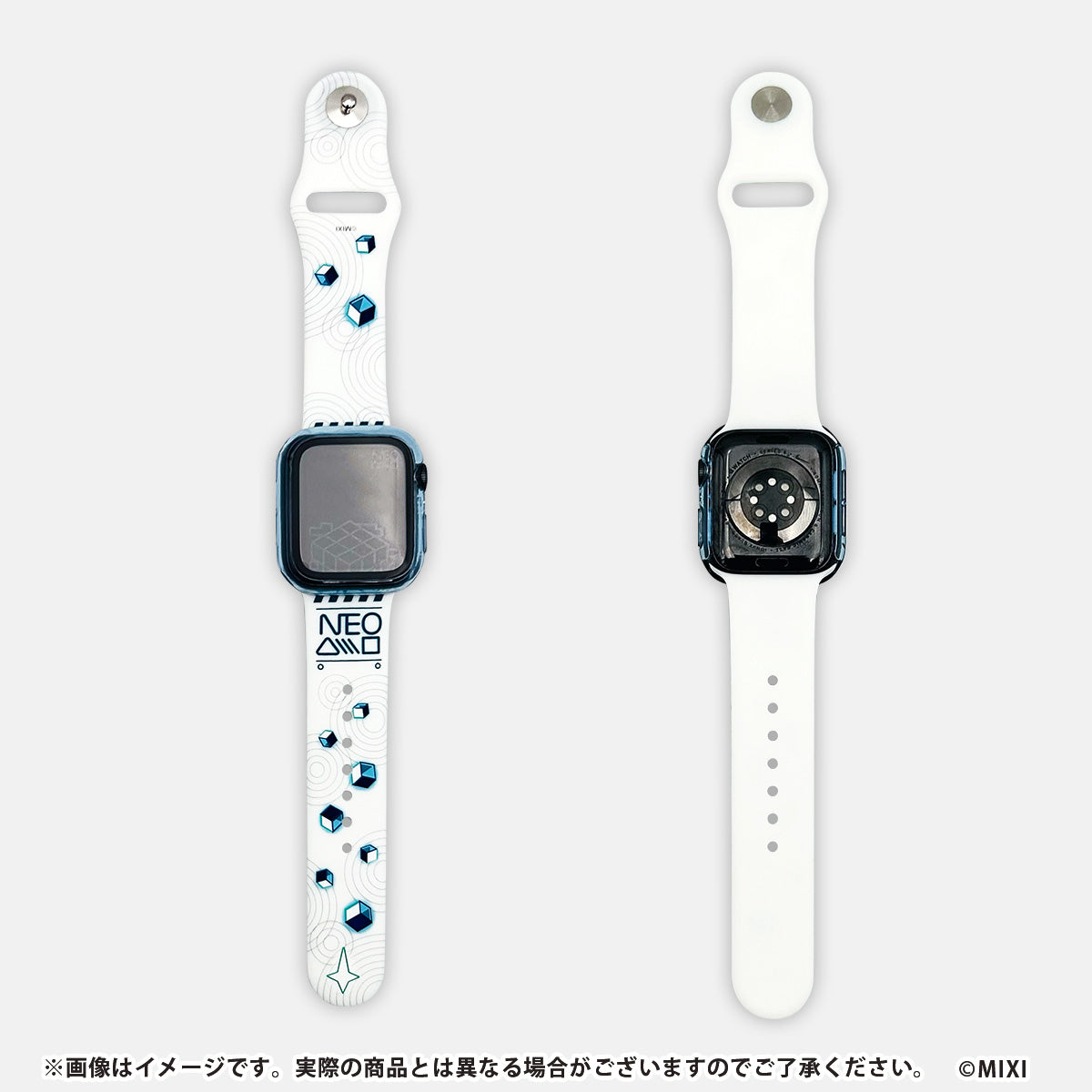 モンスターストライク Apple Watch 42 / 41 / 40 / 38mm 対応 シリコンバンド ネオ