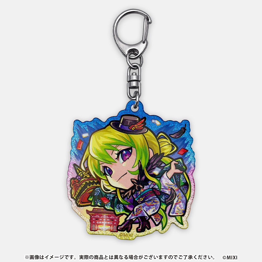 モンスターストライク メタリックアクリルキーホルダー 新春怪盗アルセーヌ：シシマイモード