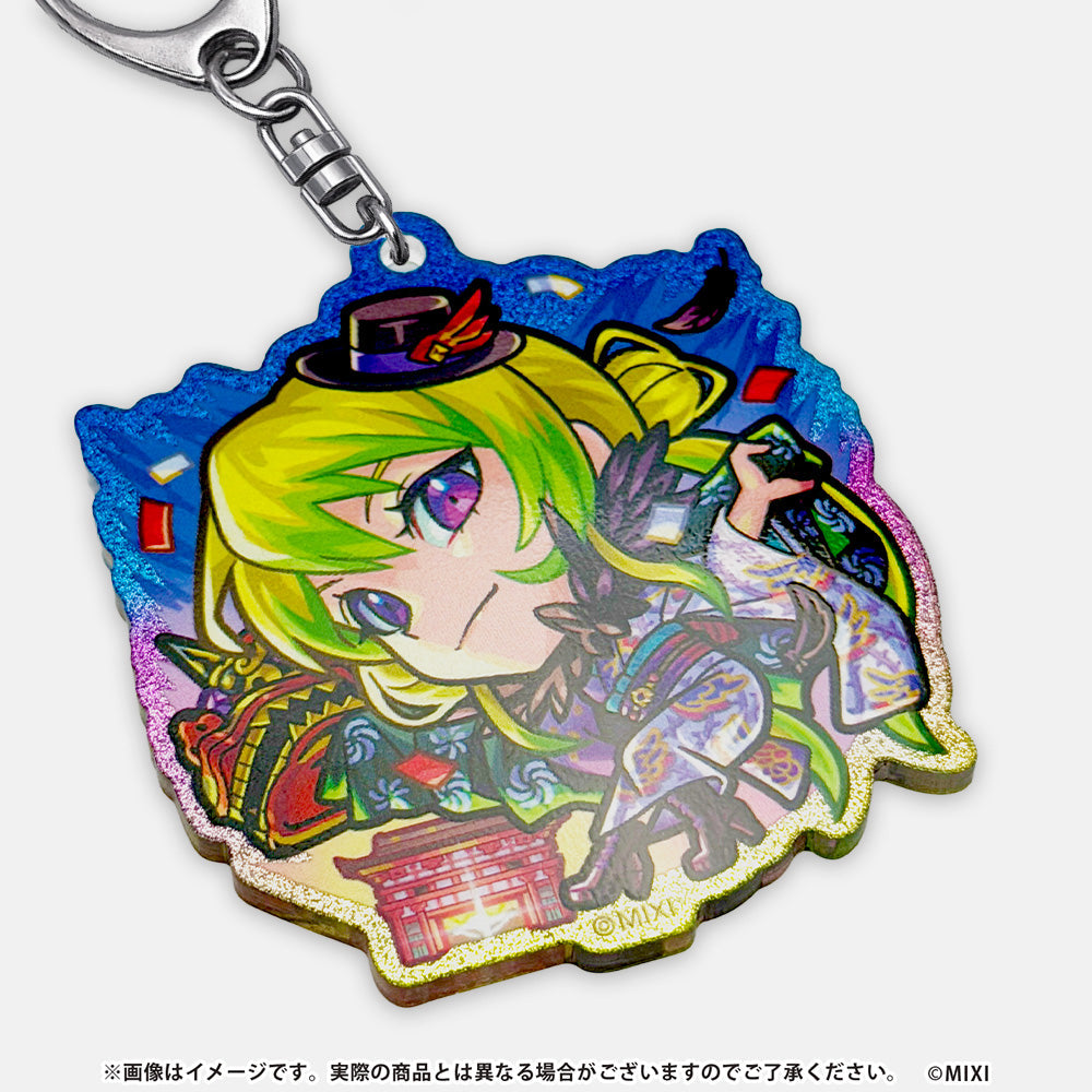モンスターストライク メタリックアクリルキーホルダー 新春怪盗アルセーヌ：シシマイモード