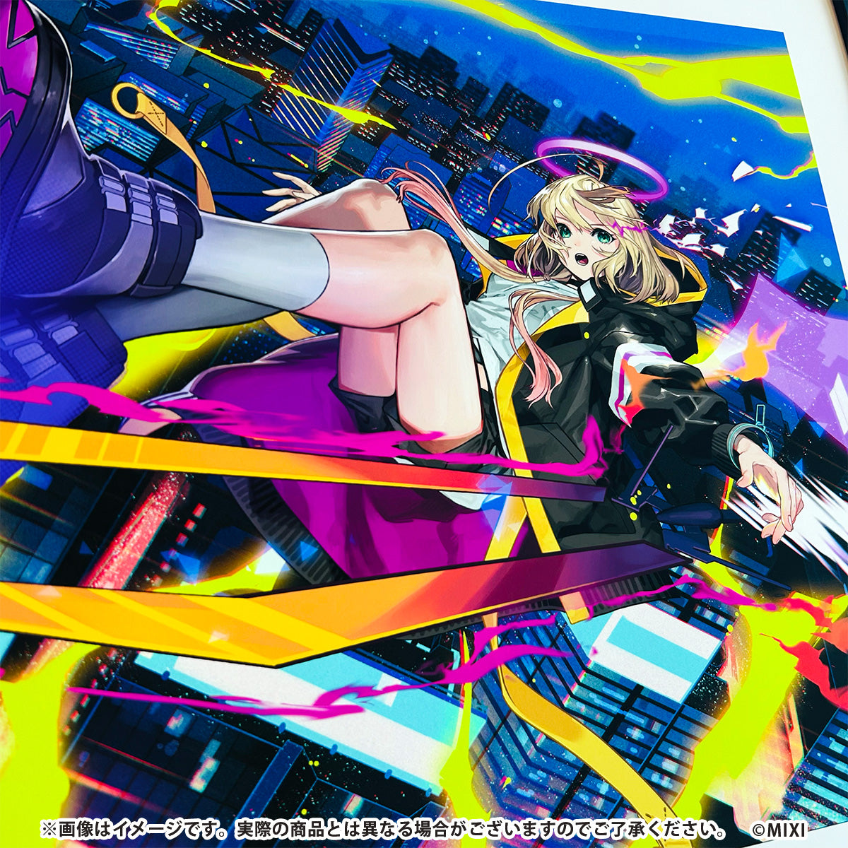 MONSTER STRIKE ART WORKS 真 高精細イラスト エル：堕天モード