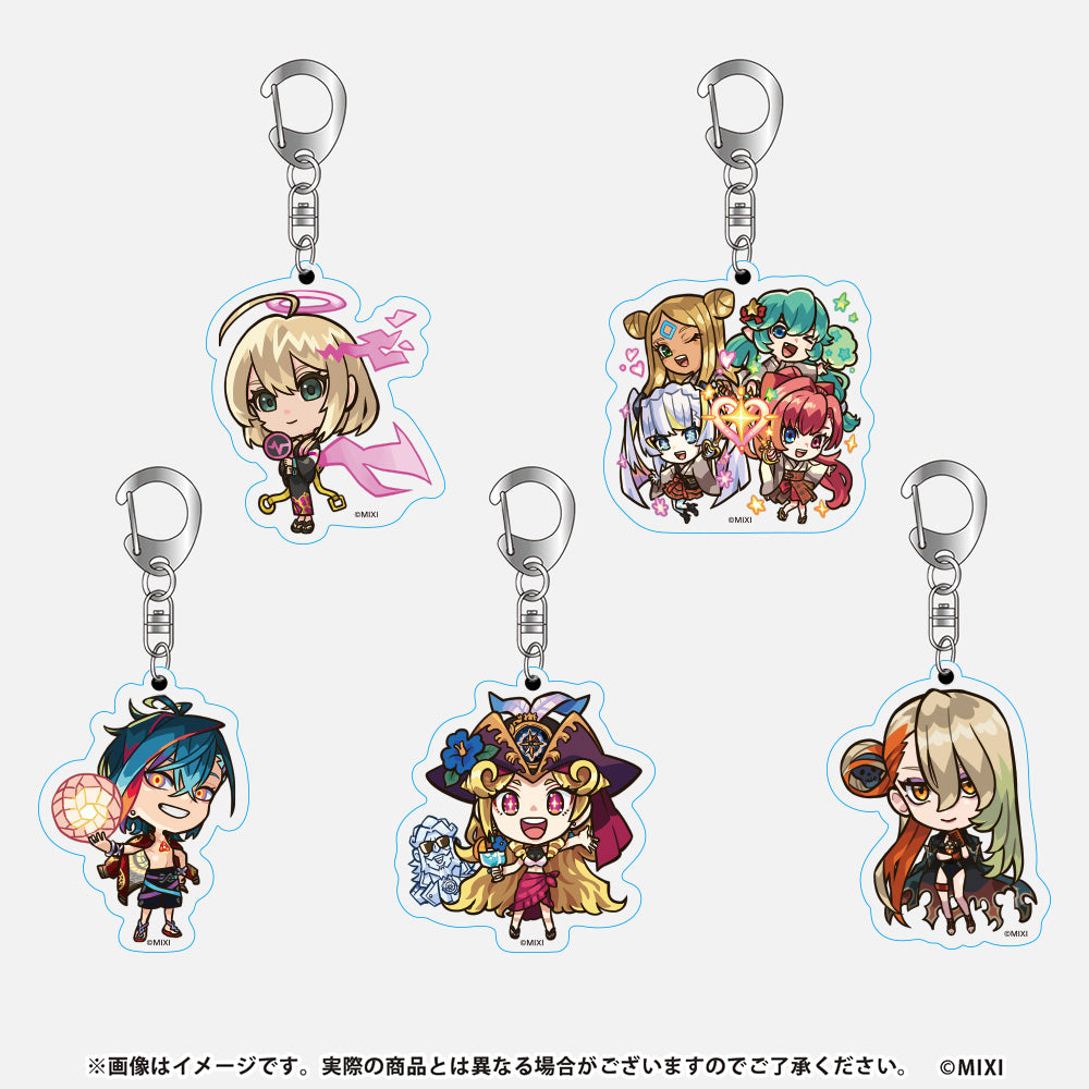 DDⅢ アクリルキーホルダー5個セット グッジョブスタンプ