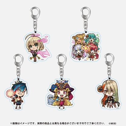 DDⅢ アクリルキーホルダー5個セット グッジョブスタンプ