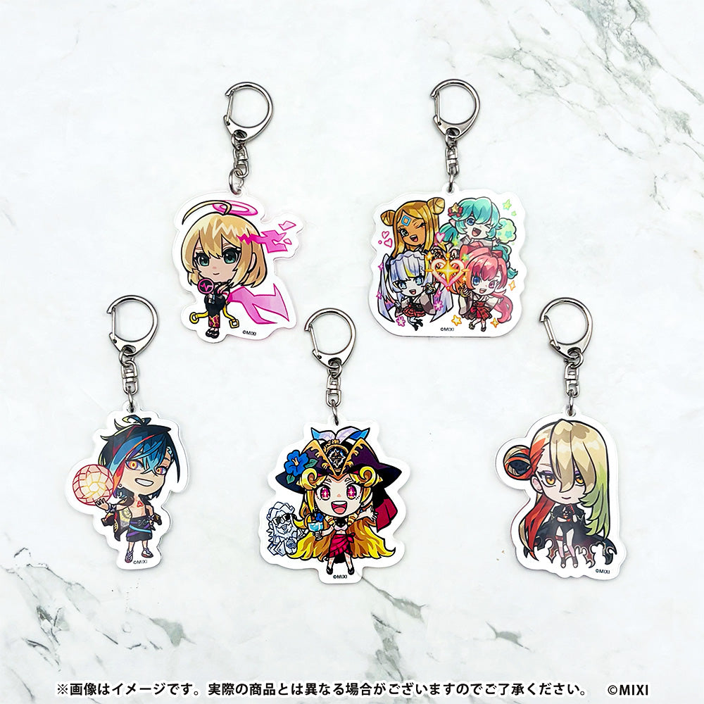 DDⅢ アクリルキーホルダー5個セット グッジョブスタンプ