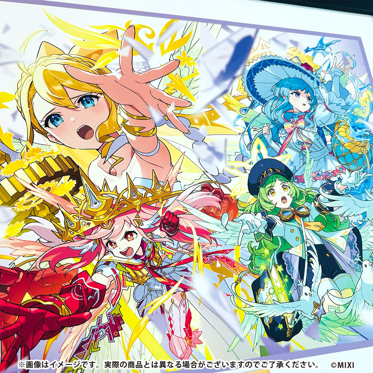 MONSTER STRIKE ART WORKS 真 高精細イラスト ウリエル / ラファエル / ミカエル / ガブリエル