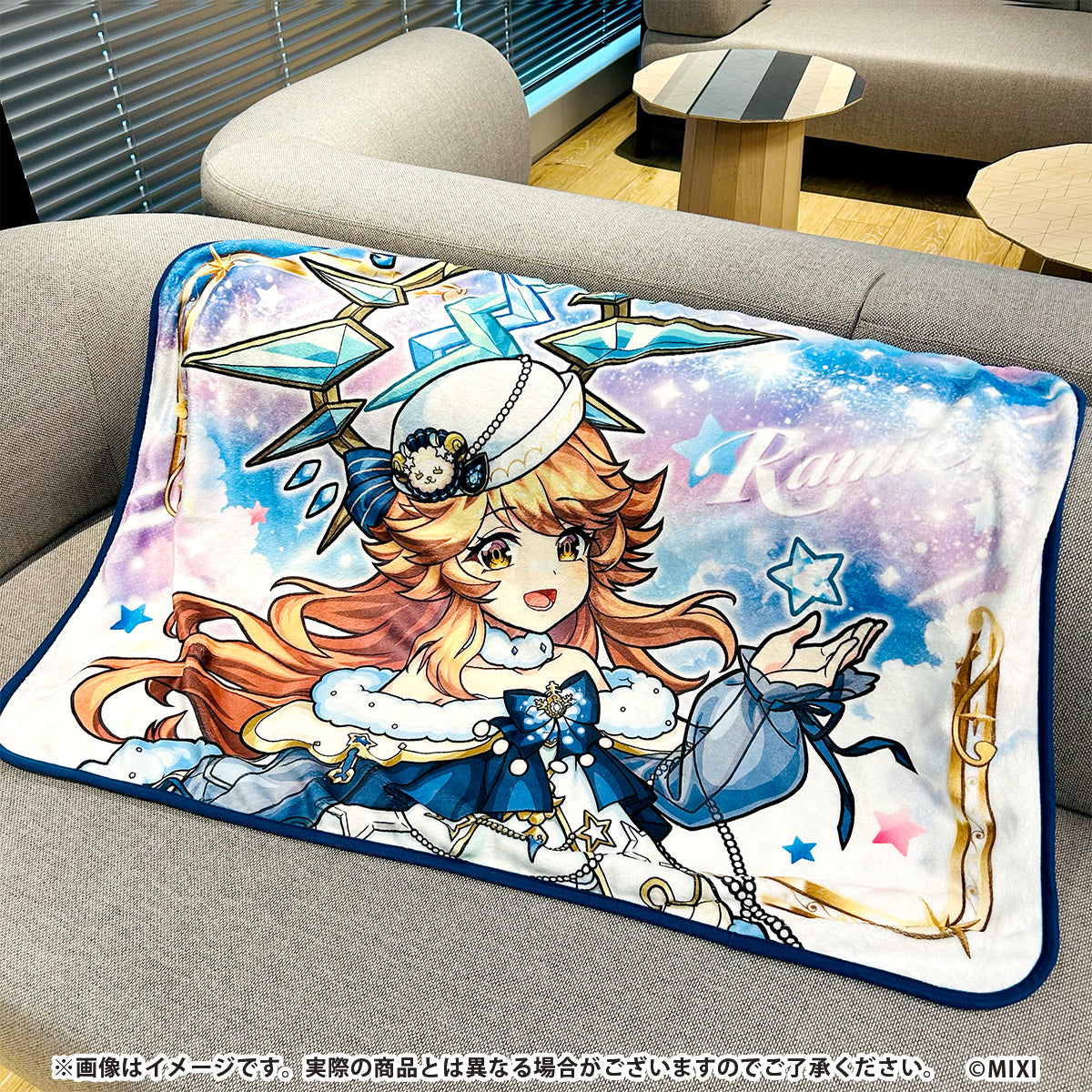 モンスターストライク 両面ブランケット ラミエル winter ver.