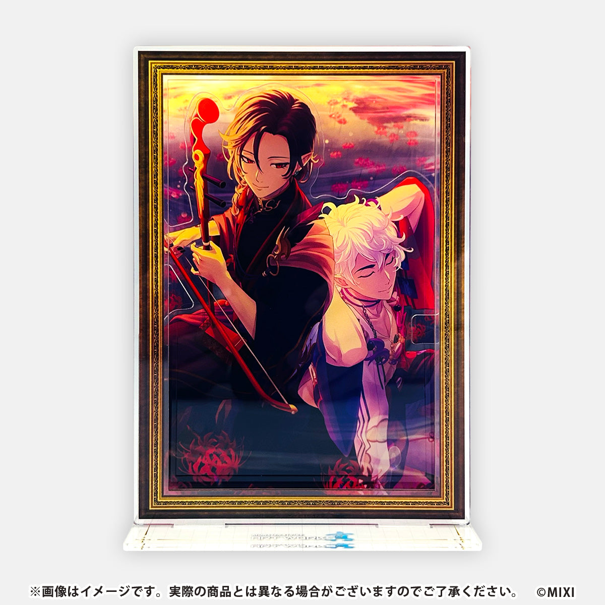 MONSTER STRIKE ART WORKS 真 アクリルスタンド 閻魔と浄玻璃鏡