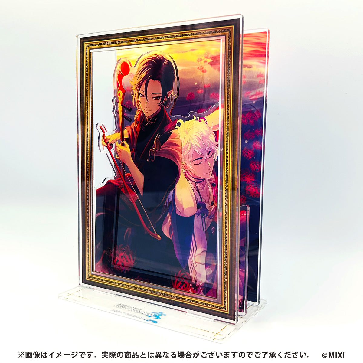 MONSTER STRIKE ART WORKS 真 アクリルスタンド 閻魔と浄玻璃鏡