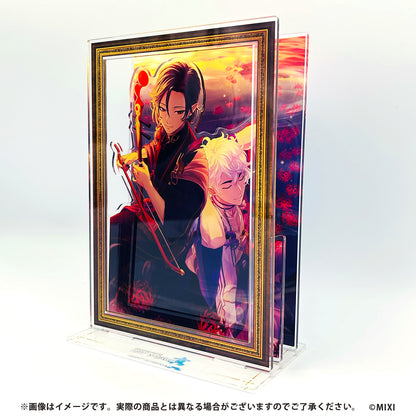 MONSTER STRIKE ART WORKS 真 アクリルスタンド 閻魔と浄玻璃鏡