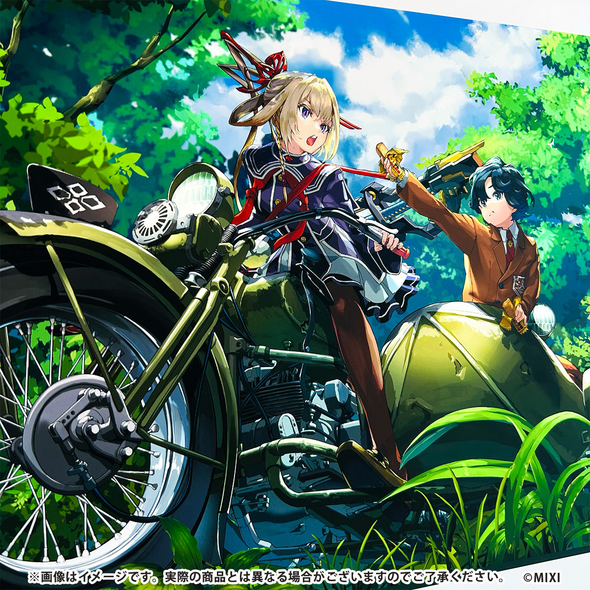 MONSTER STRIKE ART WORKS 真 高精細イラスト マサムネとミカド