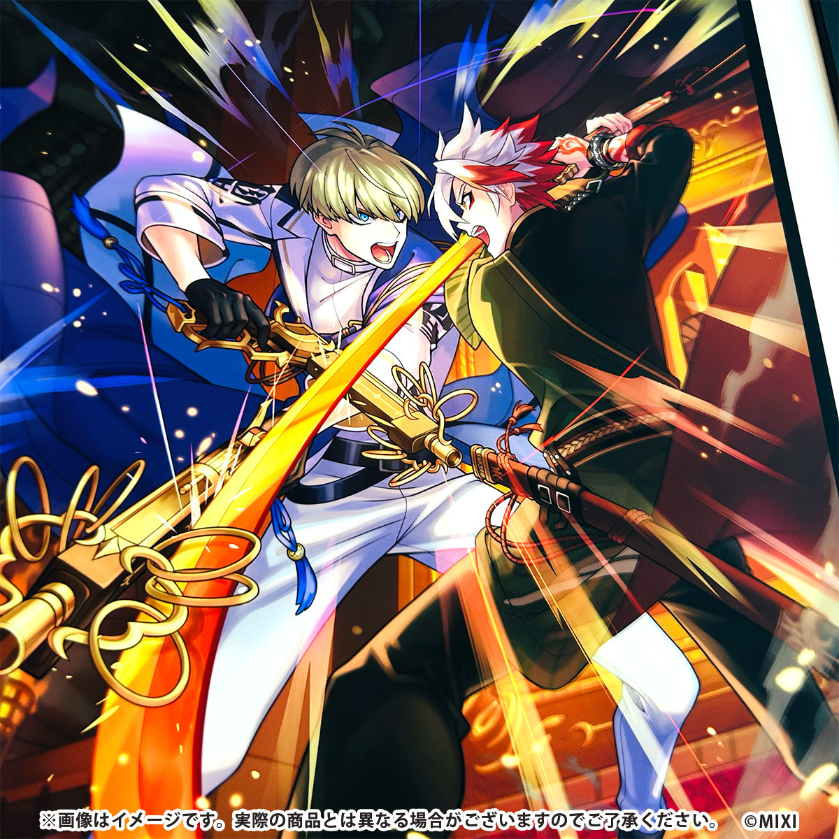 MONSTER STRIKE ART WORKS 真 高精細イラスト バサラVSコクウ