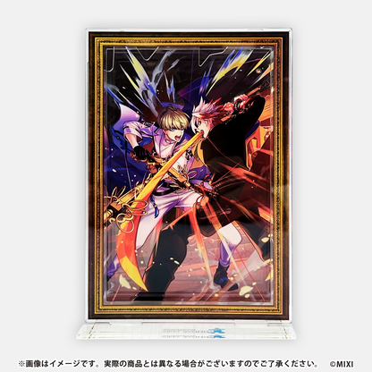 MONSTER STRIKE ART WORKS 真 アクリルスタンド バサラVSコクウ