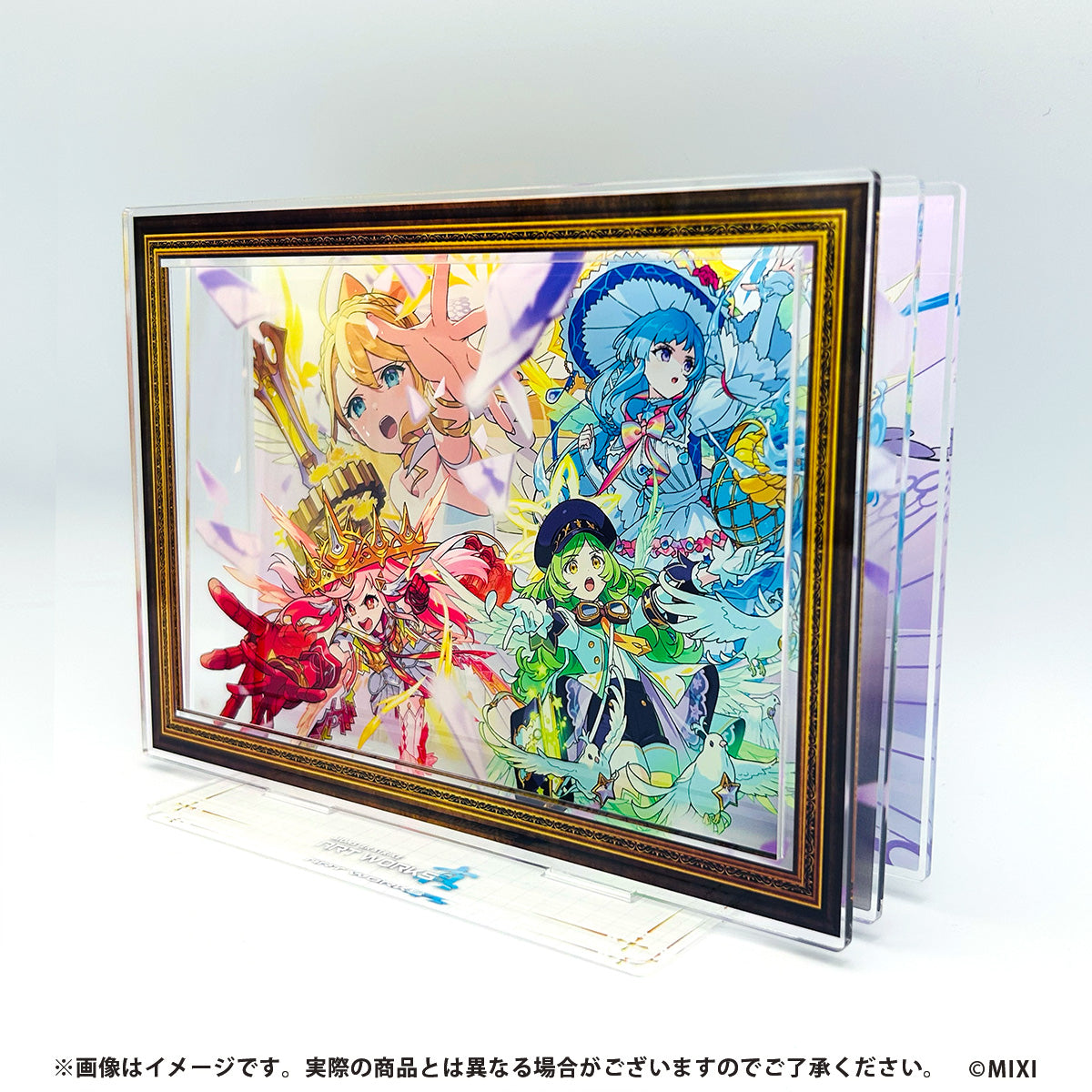 MONSTER STRIKE ART WORKS 真 アクリルスタンド ウリエル / ラファエル / ミカエル / ガブリエル