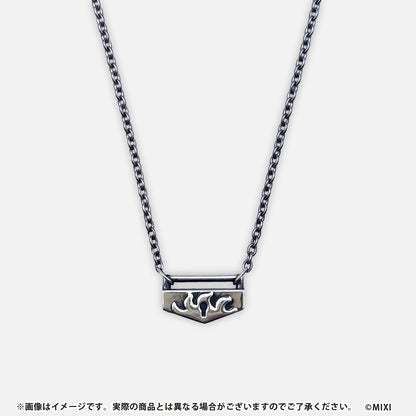 モンスターストライク プレミアムアクセサリー シルバーペンダント&レザーブレスレット 流浪の残火 バサラ