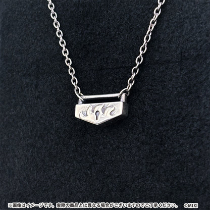 モンスターストライク プレミアムアクセサリー シルバーペンダント&レザーブレスレット 流浪の残火 バサラ