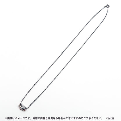 モンスターストライク プレミアムアクセサリー シルバーペンダント&レザーブレスレット 流浪の残火 バサラ