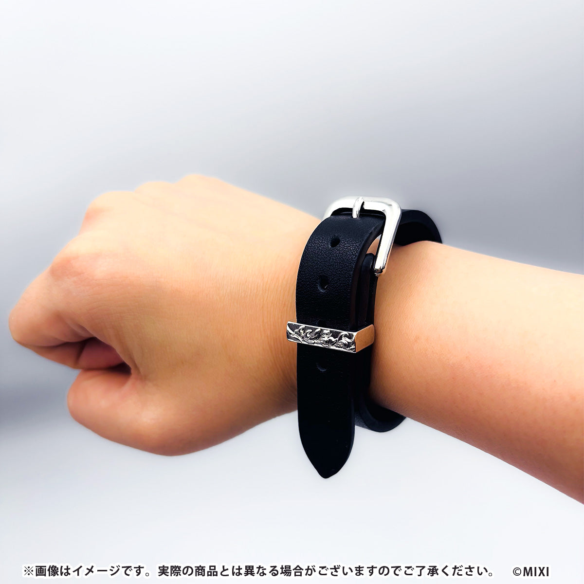 モンスターストライク プレミアムアクセサリー シルバーペンダント&レザーブレスレット 流浪の残火 バサラ