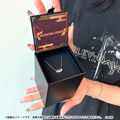 モンスターストライク プレミアムアクセサリー シルバーペンダント&レザーブレスレット 流浪の残火 バサラ