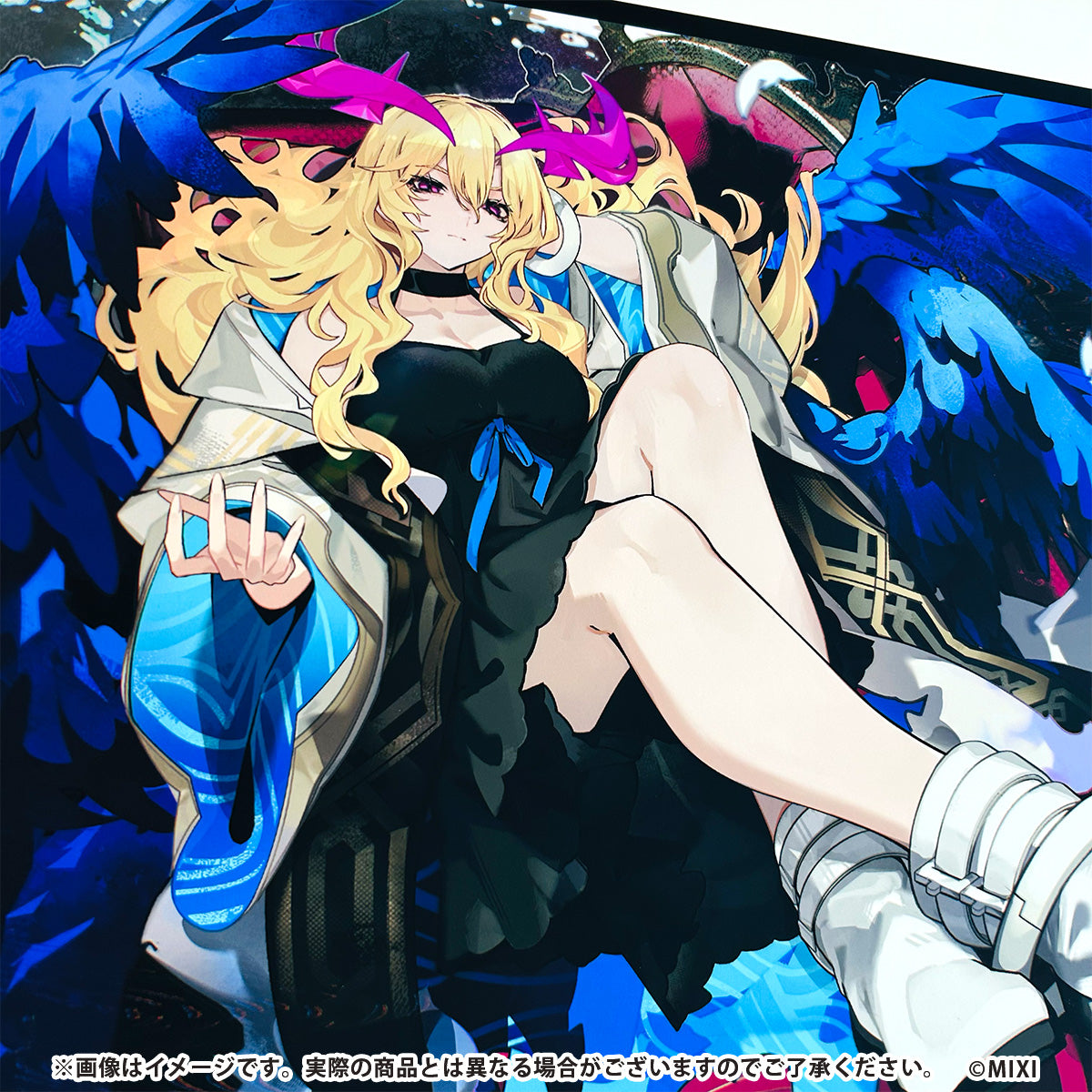 MONSTER STRIKE ART WORKS 真 高精細イラスト 新生・堕天の王 ルシファー