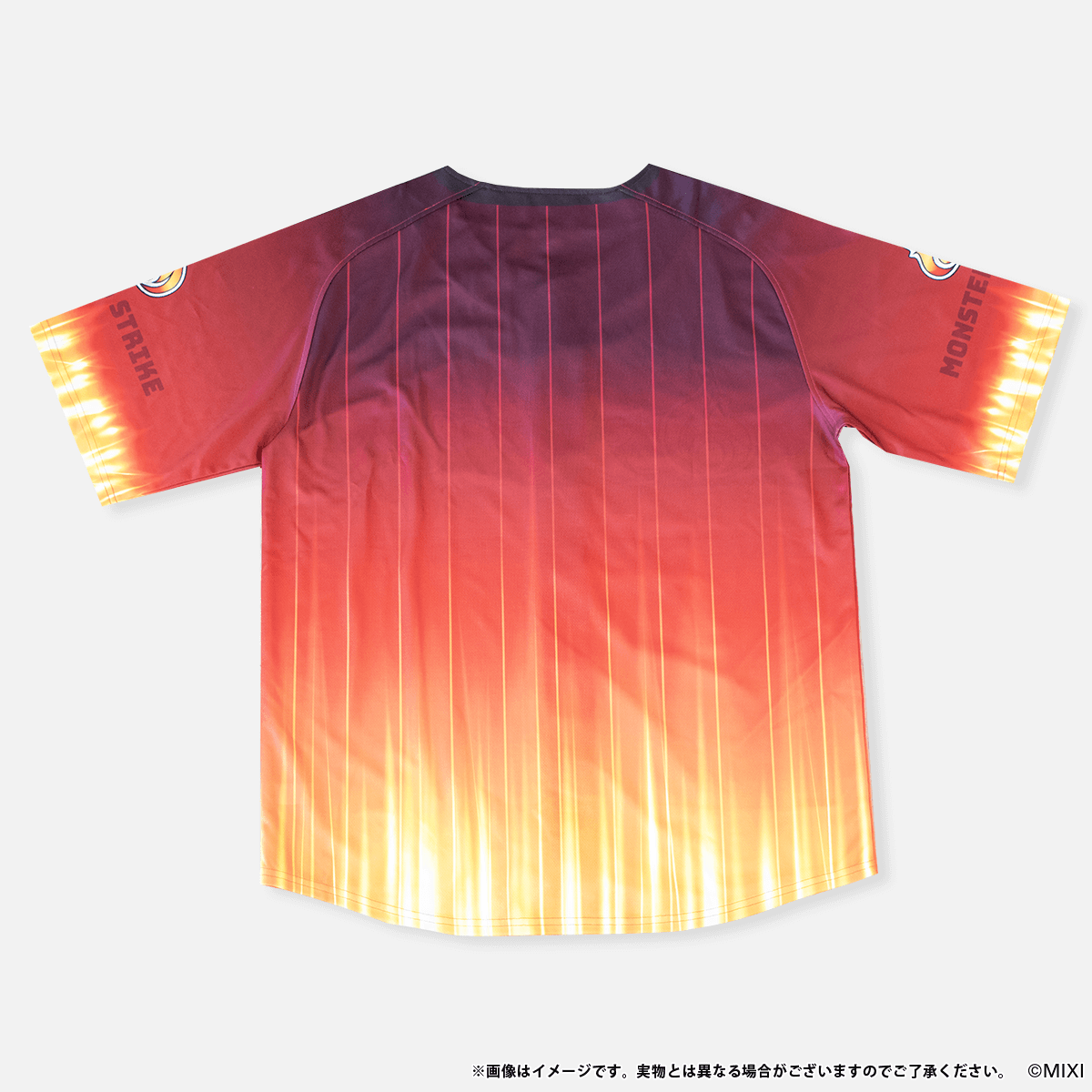 モンスターストライク ベースボールシャツ 火属性