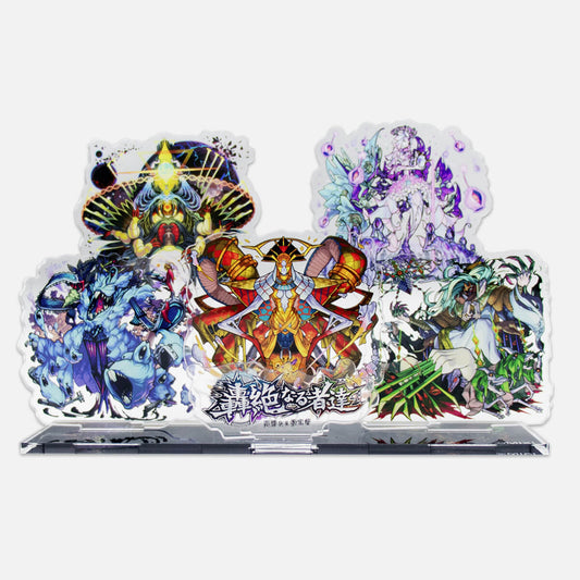 モンスターストライク アクリルジオラマスタンド 轟絶なる者達 異形なる侵食者