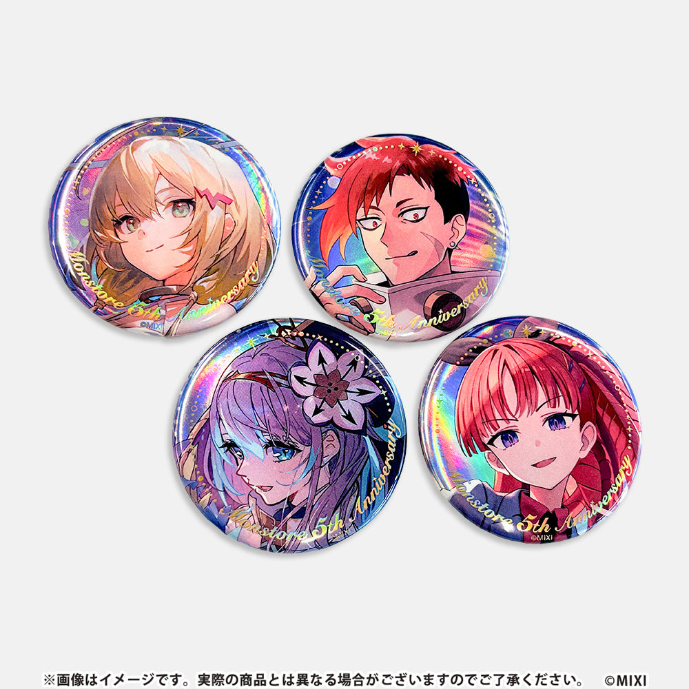 モンストア ANNIVERSARY 缶バッジ エル(アップ)