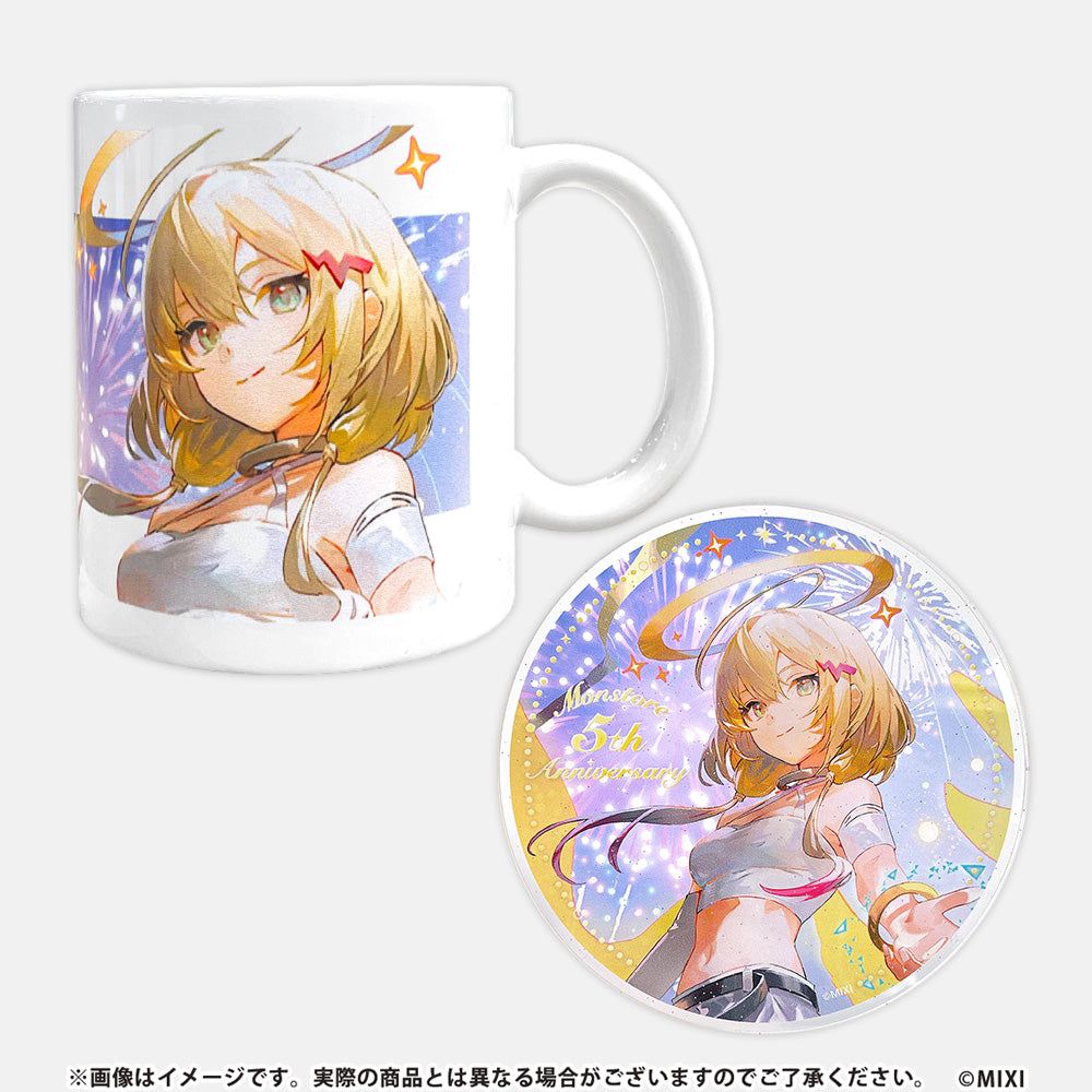 モンストア ANNIVERSARY マグカップ&ラメアクリルコースター エル