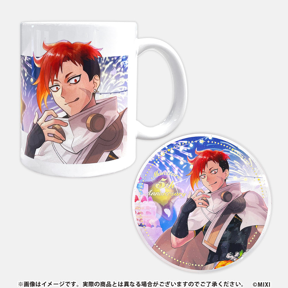 モンストア ANNIVERSARY マグカップ&ラメアクリルコースター ジュゲム