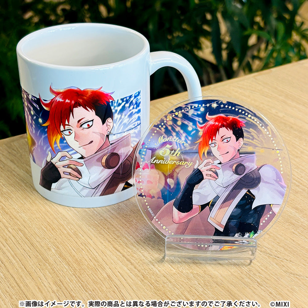 モンストア ANNIVERSARY マグカップ&ラメアクリルコースター ジュゲム