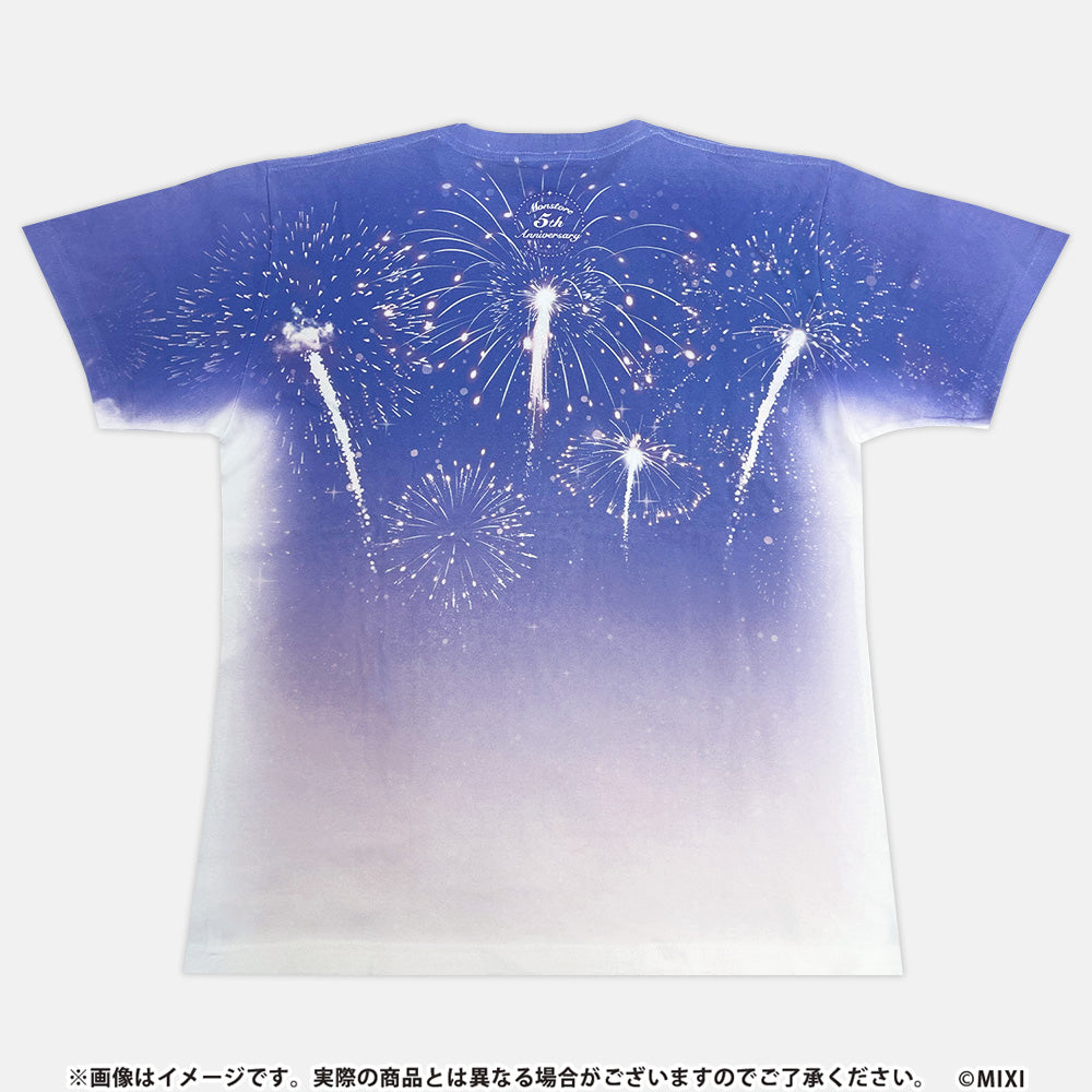 モンストア ANNIVERSARY フルグラフィックTシャツ エル