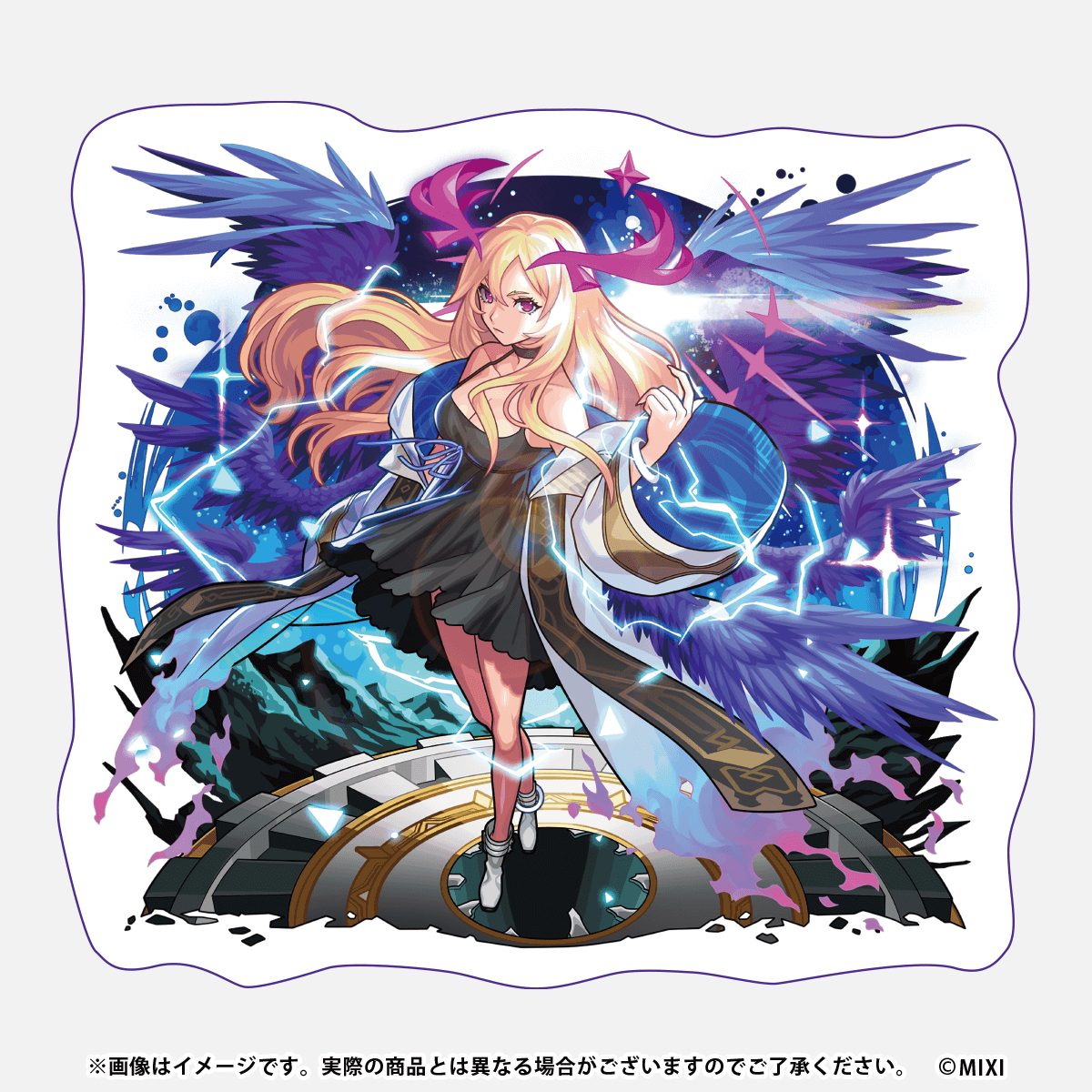 モンスターストライク 超BIGダイカットバスタオル  新生・堕天の王 ルシファー MV