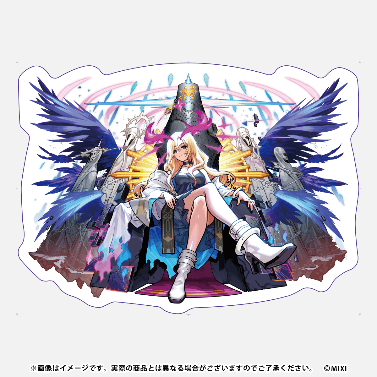 モンスターストライク 超BIGダイカットバスタオル  新生・堕天の王 ルシファー