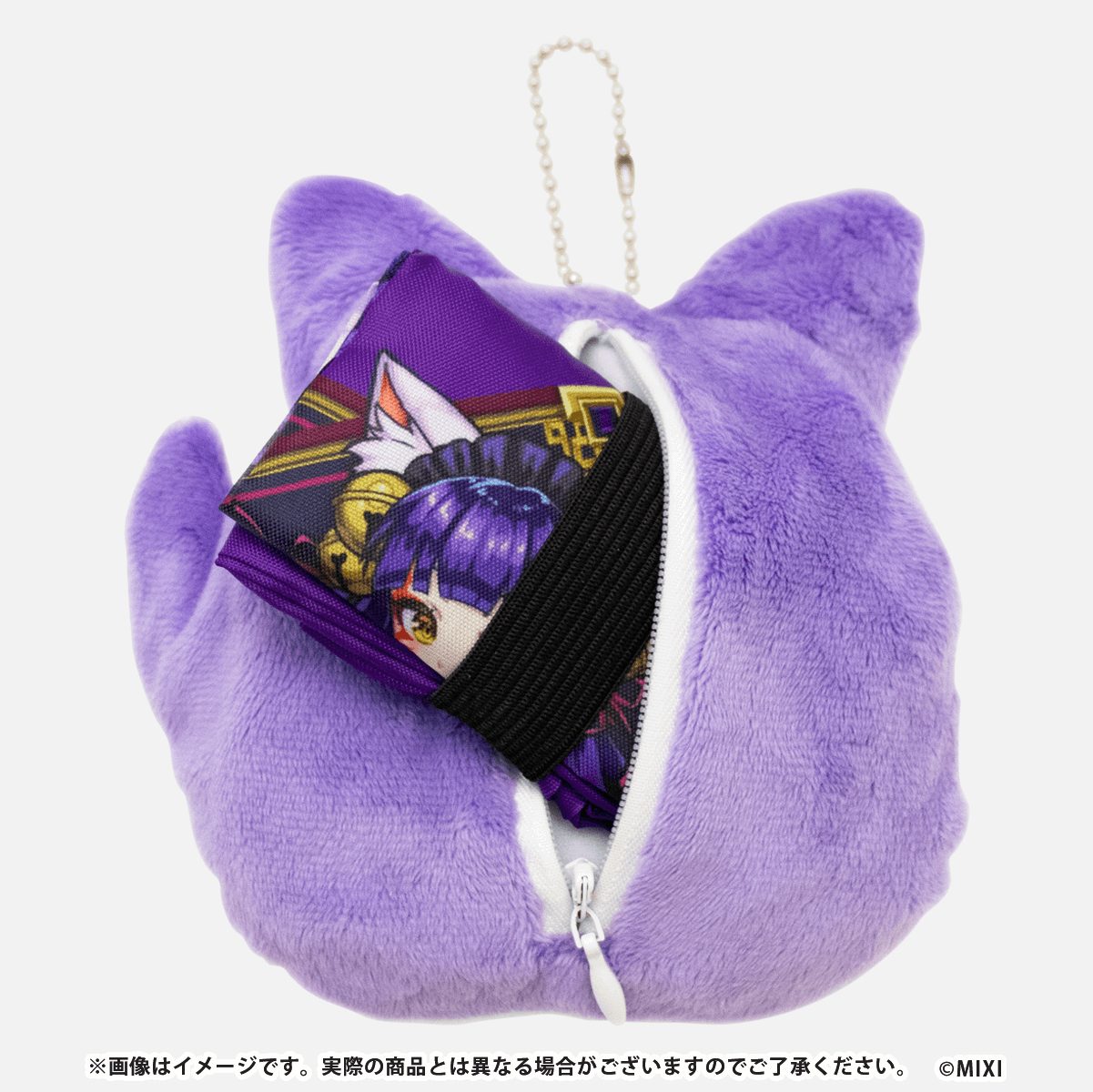 モンスターストライク 白狐ポーチ付きエコバッグ 妲己 winter ver.