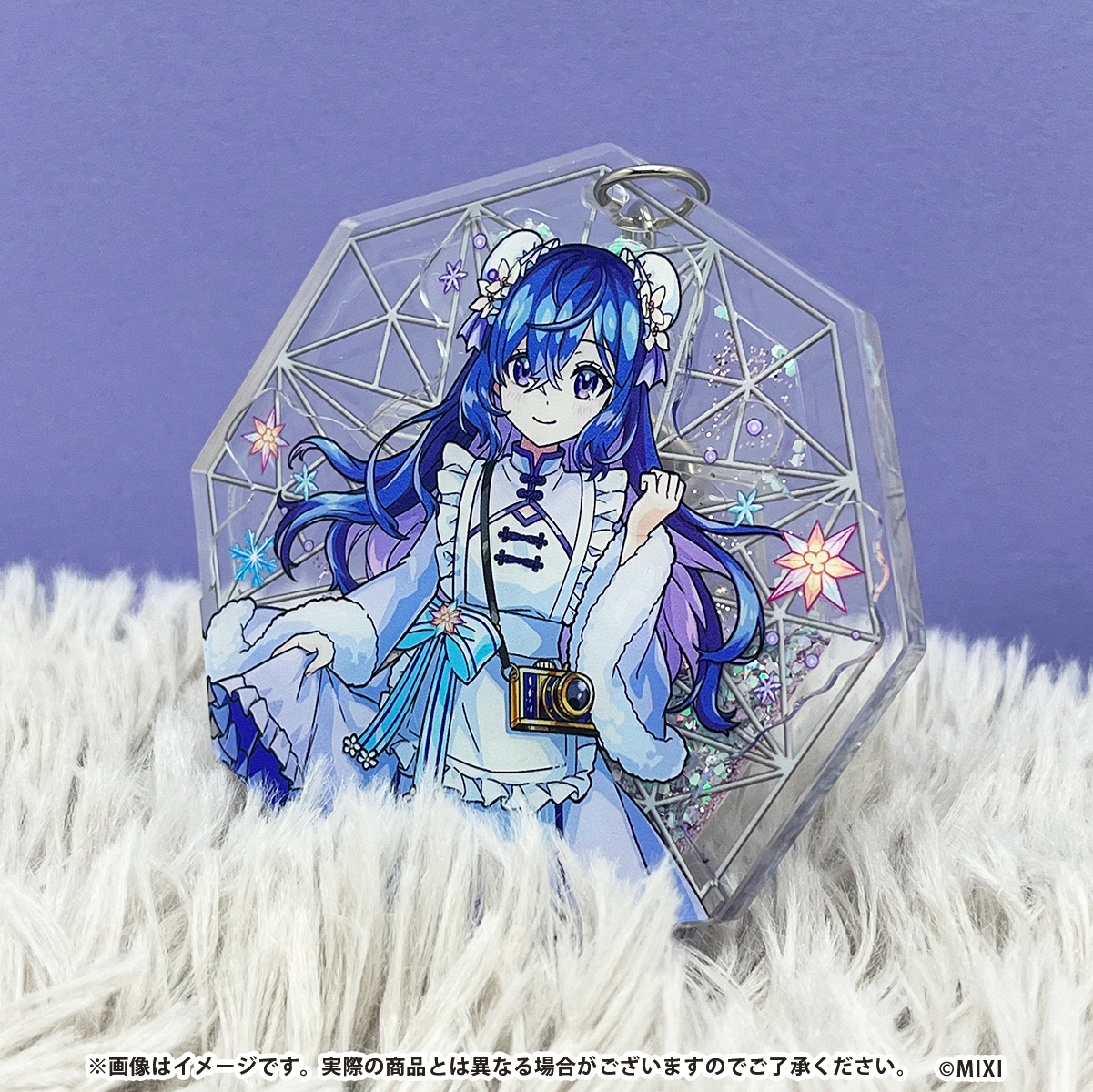 モンスターストライク グリッターオイルキーホルダー メモリー winter ver.