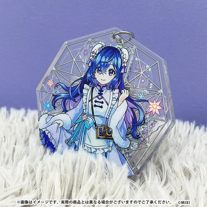 モンスターストライク グリッターオイルキーホルダー メモリー winter ver.