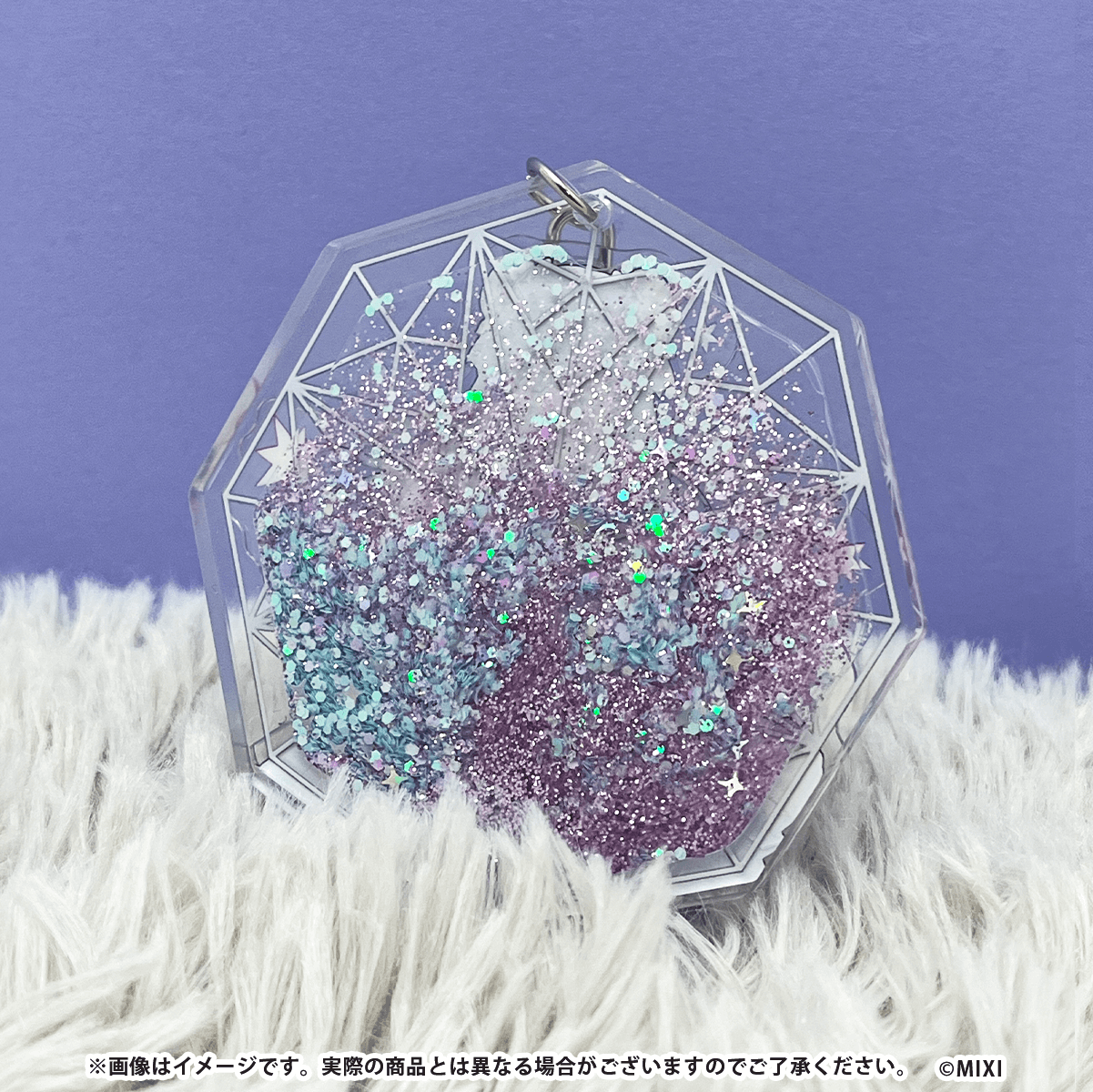 モンスターストライク グリッターオイルキーホルダー メモリー winter ver.