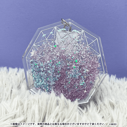 モンスターストライク グリッターオイルキーホルダー メモリー winter ver.